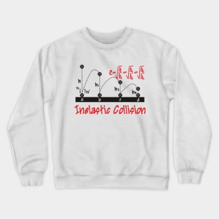 inelastic collision - light Crewneck Sweatshirt